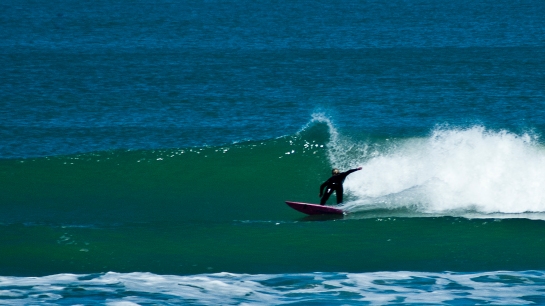 Abi's lunchtime surf